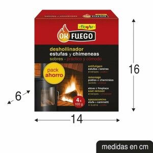 Chimney brush Flower 4 Units