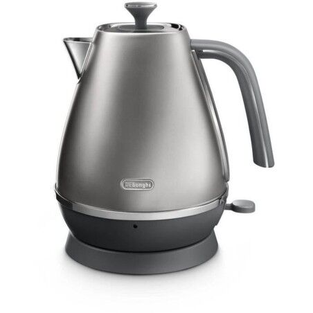 Wasserkocher DeLonghi KBI2001.S 2000 W 1,7 L Silberfarben Chrom Met...