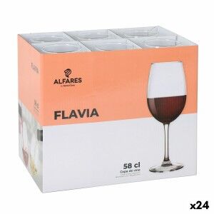 Wine glass Alfares Flavia (24 Units) |  Glasses, cups and jugs   | ...