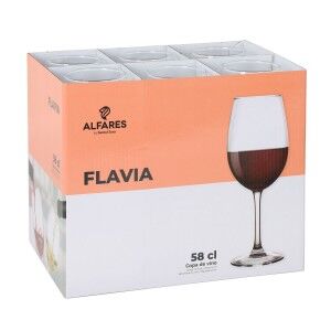 Wine glass Alfares Flavia (24 Units) |  Glasses, cups and jugs   | ...