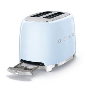 Toaster Smeg TSF01PBEU Stainless steel Vintage Blue 950 W |  Toaste...