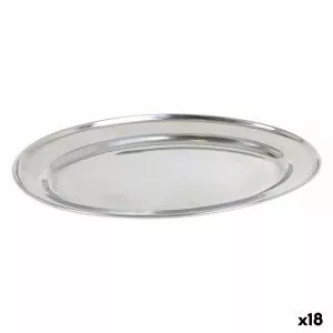 Tray Privilege 42853 Stainless steel Oval (18 Units) (35 x 22,2 cm)...
