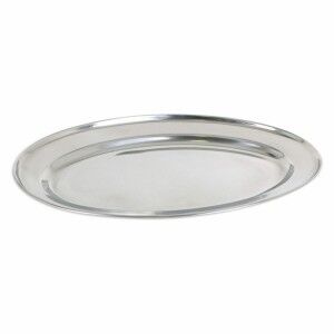 Tray Privilege 42853 Stainless steel Oval (18 Units) (35 x 22,2 cm)...