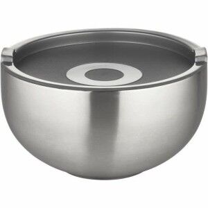 Salad Bowl GSW GSW 30 cm 5,5 L Silver Stainless steel Thermal |  Lu...