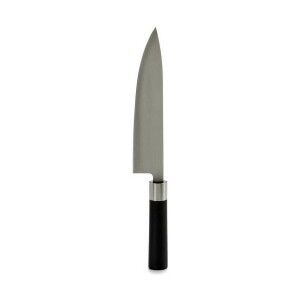 Kitchen Knife Kinvara Black Silver Stainless steel Plastic 5 x 33,5 x 2,3 cm 33,5 x 2 x 5 cm (12 Units)
