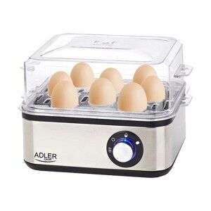 Egg boiler Adler AD 4486 Black Silver