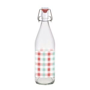 Glass Bottle La Mediterránea Glass 1 L (12 Units)