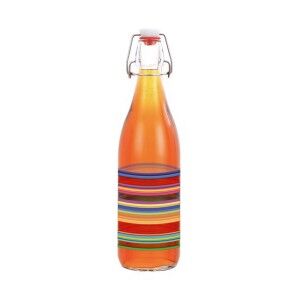 Glass Bottle La Mediterránea Glass 1 L (12 Units)
