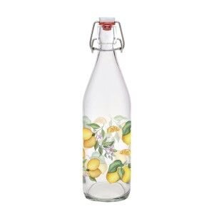 Glass Bottle La Mediterránea Glass 1 L (12 Units)