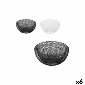 Obstschale Confortime Metall 25 x 25 x 11 cm (6 Stück)