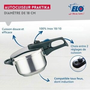 Pressure cooker Fackelmann Stainless steel |  Marmites   | Chef Up