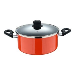 Casserole with lid San Ignacio valencia experto Orange Carbon steel...