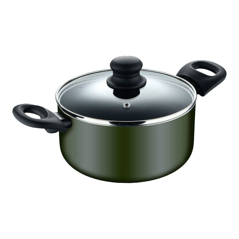 Casserole with lid San Ignacio experto Black Green Ø 20 cm |  Casse...