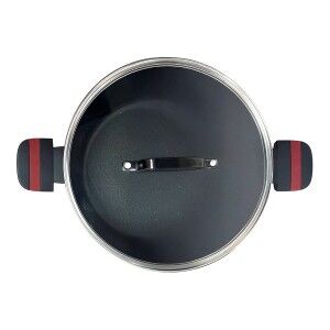 Casserole with lid San Ignacio denia experto Red Transparent Ø 28 c...