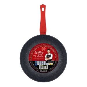 Wok Pan San Ignacio toledo Black Toughened aluminium Ø 20 cm |  Wok...