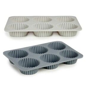 Muffin Tray Kinvara Light grey Dark grey 25,5 x 3 x 17,5 cm Magdale...