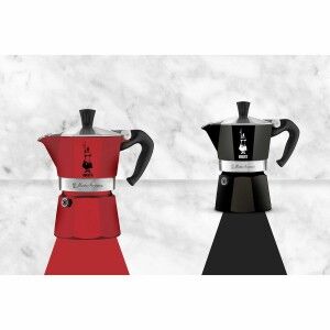 Italian Coffee Pot Bialetti MOKA EXPRESS Black Aluminium 200 ml |  ...
