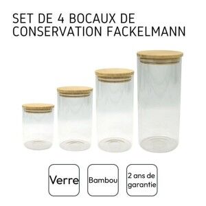 Tubs Fackelmann Natural 4 Pieces