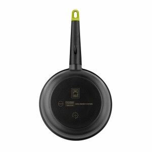 Pan BRA FOODIE     24CM Black Metal Aluminium Ø 24 cm Ø 20 cm