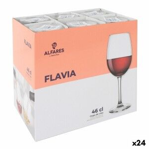 Wine glass Alfares Flavia 460 ml (24 Units)