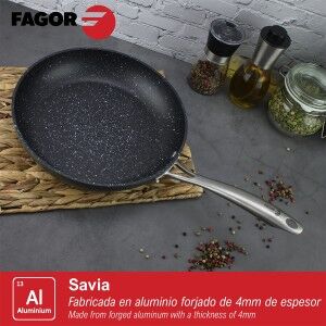 Pan Fagor Savia Toughened aluminium Silver Ø 26 cm |  Poêle   | Che...