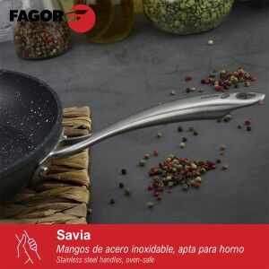 Pan Fagor Savia Toughened aluminium Silver Ø 26 cm |  Poêle   | Che...