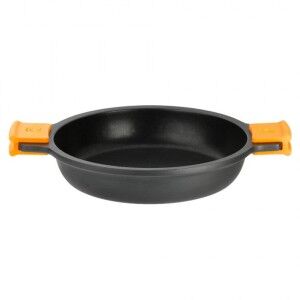 Casserole BRA A270545 Black Black/Orange Metal Aluminium (45 cm) | ...