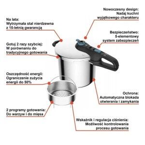 Pressure cooker Tefal P2584401
