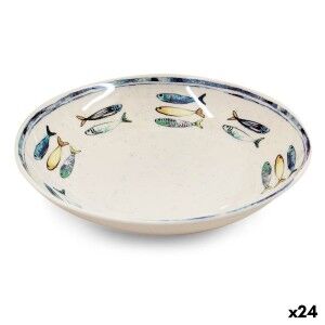 Deep Plate Alfares PEIXE 21 x 5,3 cm (24 Units)