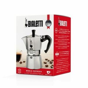 Italian Coffee Pot Bialetti 0001164 Silver Aluminium |  Coffee Make...