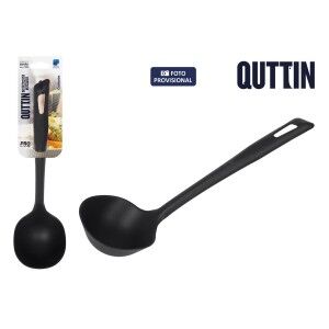 Ladle Quttin Quttin Black 33 x 10 x 8 cm (12 Units)