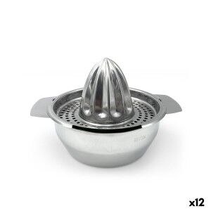 Ice cream Spoon Quttin Silver Steel 16,7 x 10,5 x 12 cm (12 Units)