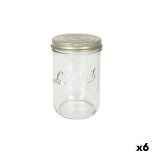 Jar Le Parfait Wiss Transparent Golden 1,5 L Hermetic (6 Units)