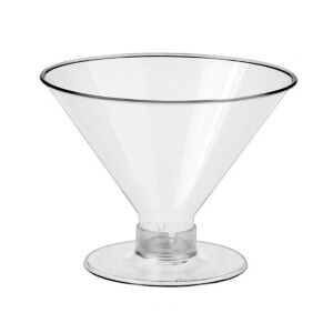 Set of reusable cups Algon Transparent 9,5 x 7,2 cm 8 Pieces (24 Units)