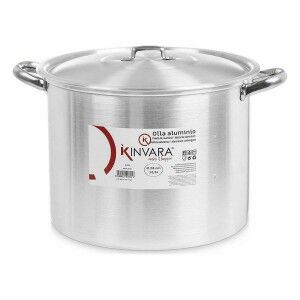Casserole with Lid Kinvara 100037 100037 Silver Aluminium 38 x 25 x...