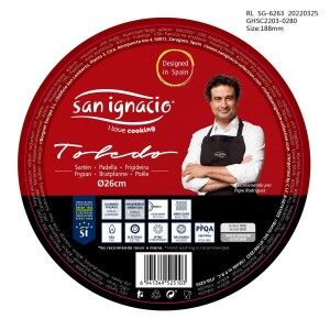 Pan San Ignacio toledo Toughened aluminium Black
