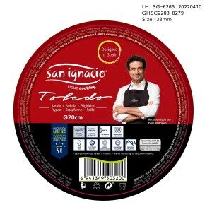 Pan San Ignacio toledo Toughened aluminium Black Ø 20 cm