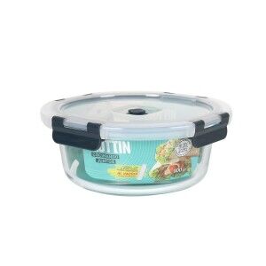 Hermetic Lunch Box Quttin Circular 900 ml Ø 18 x 7,5 cm (6 Units) |...