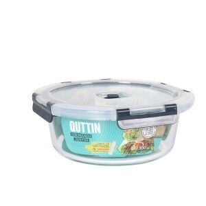 Hermetic Lunch Box Quttin Circular 1,3 L (6 Units) |  Lunch boxes, ...