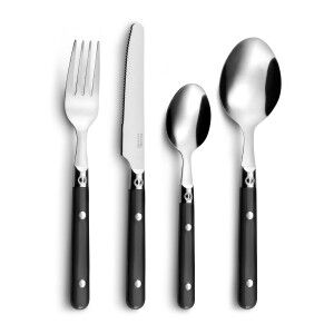 Cutlery Set Amefa Saxo Metal Bicoloured 16 Pieces (25 cm) |  Ensemb...
