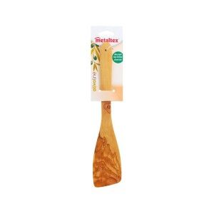 Cooking Spatula Metaltex 58061210 Brown Natural Wood Olive Wood 30 ...