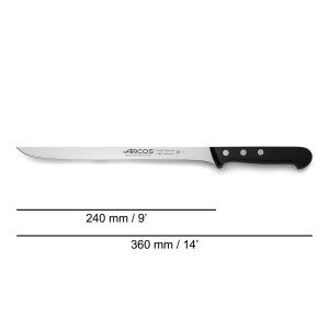 Ham knife Arcos serie universal Steel 24 cm |  Knives and cutlery  ...