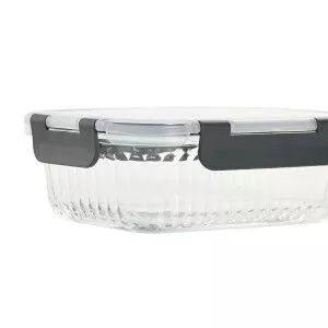 Lunchbox Home ESPRIT Durchsichtig Polypropylen Borosilikatglas 640 ml