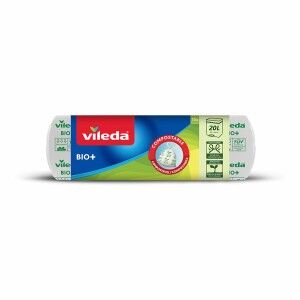 Rubbish Bags Vileda Ecobag 163223 Biodegradable 20 L (15 Units) |  ...