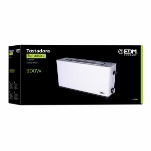 Toaster EDM 07639 White Design 900 W |  Toasters   | Chef Up