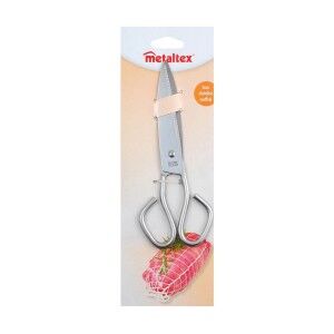 Kitchen Scissors Metaltex Silver Stainless steel 18 cm Kitchen |  O...