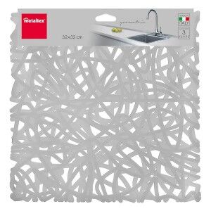 Abtropfsieb für die Spüle Metaltex PVC Geometrisch Bunt 32 x 32 cm ...