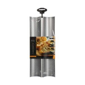 Baguette Mould 5five Simply Smart Silver Aluminium Chromed 38 x 16 ...