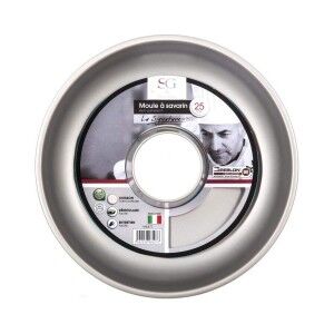 Baking Mould Secret de Gourmet Aluminium Ø 25 cm Black