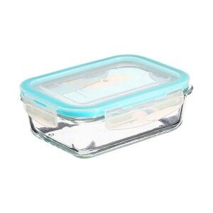 3 Lunchbox-Set 5five Simply Smart Blau Durchsichtig Kristall 300 ml...
